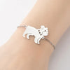 1 Piece Fashion Fox  Stainless Steel Plating Hollow Out Bracelets