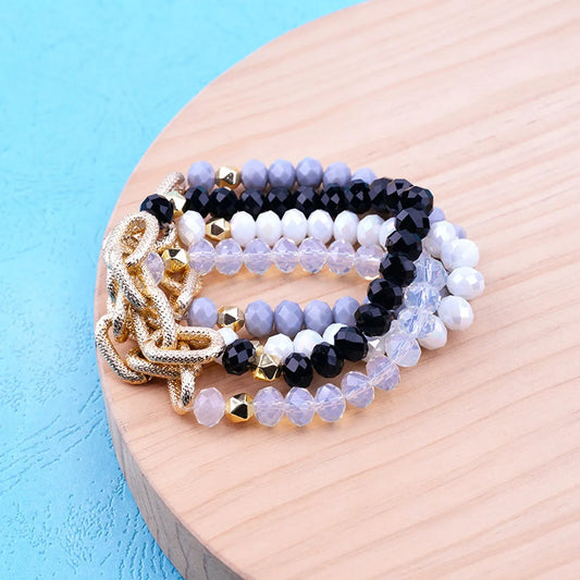 1 Piece Fashion Geometric Crystal Women's Bracelets