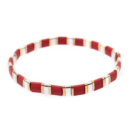 Fashion Geometric Glass Glass Wholesale Bracelets