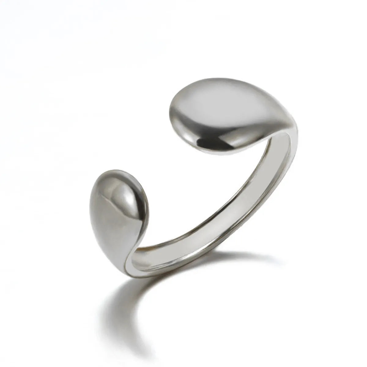 1 Piece Fashion Geometric Stainless Steel Open Ring