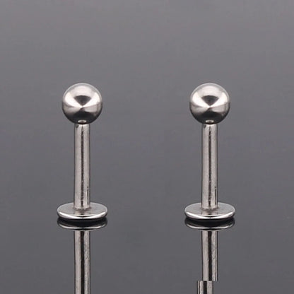 1 Piece Fashion Geometric Titanium Plating Lip Stud