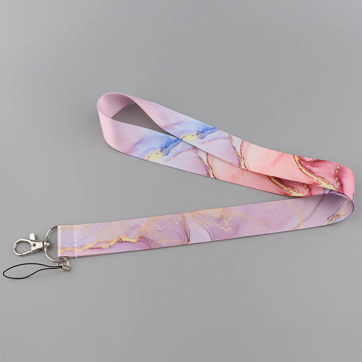 Fashion Marble Texture Mobile Phone Lanyard Work Id Lanyard