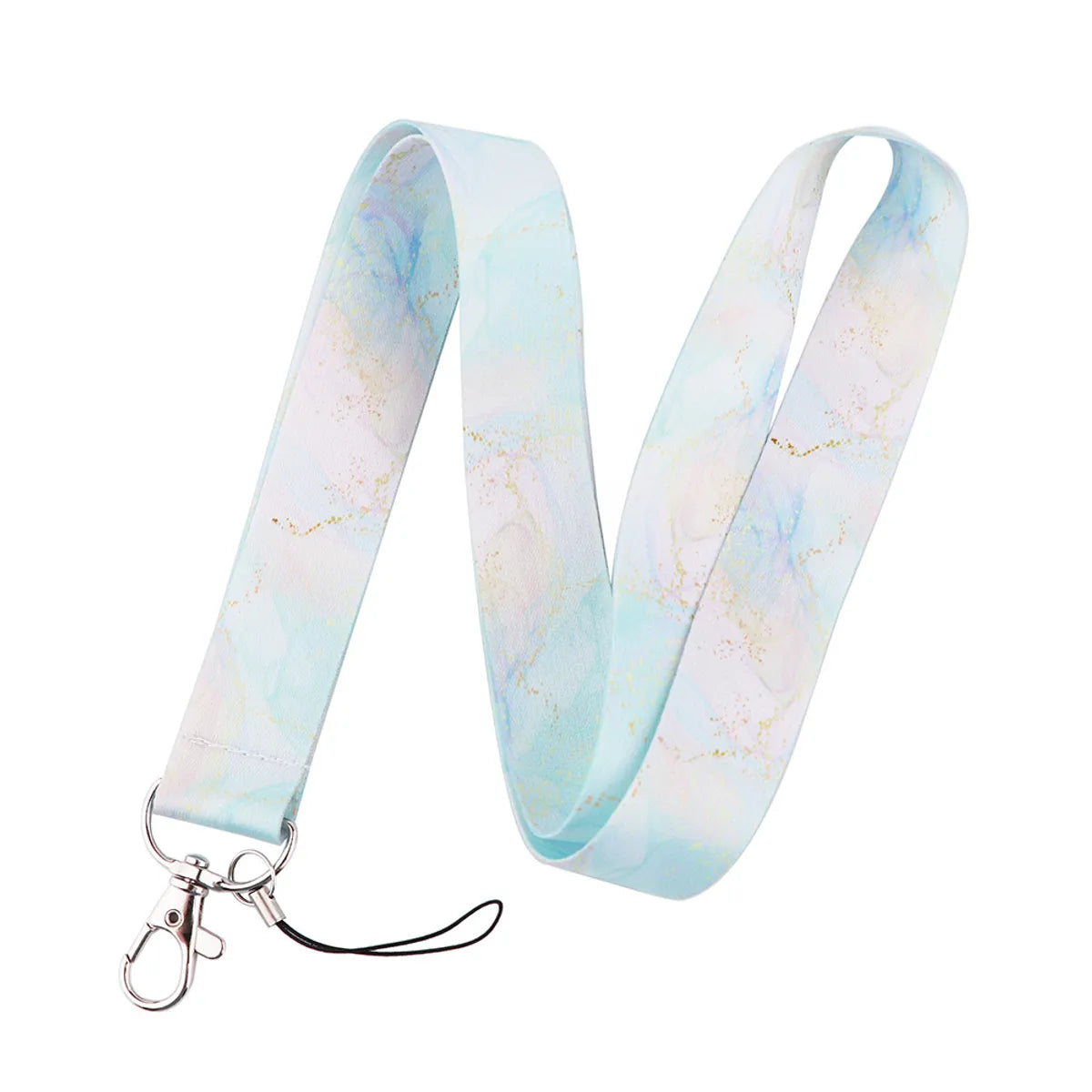 Fashion Marble Texture Mobile Phone Lanyard Work Id Lanyard