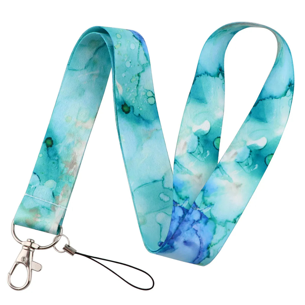 Fashion Marble Texture Mobile Phone Lanyard Work Id Lanyard