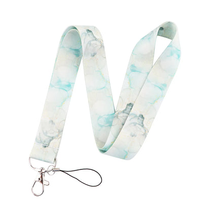 Fashion Marble Texture Mobile Phone Lanyard Work Id Lanyard