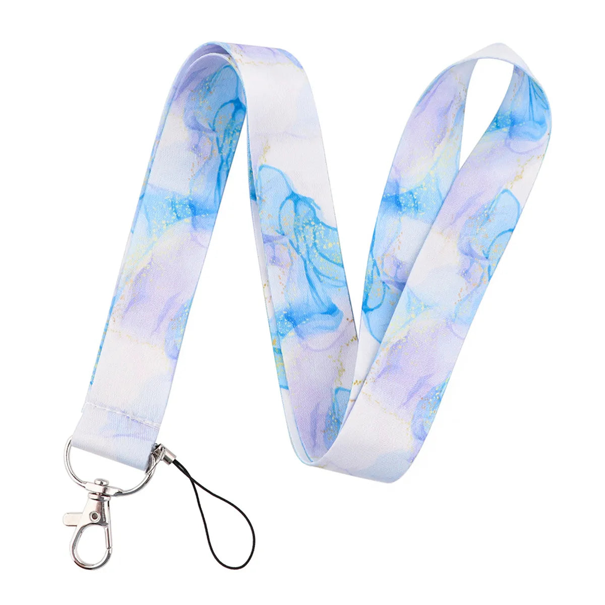 Fashion Marble Texture Mobile Phone Lanyard Work Id Lanyard