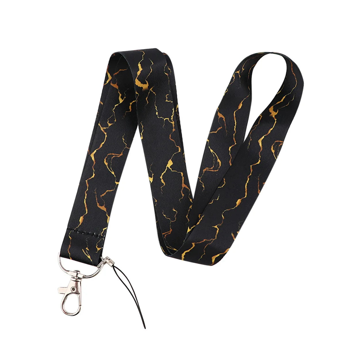 Fashion Marble Texture Mobile Phone Lanyard Work Id Lanyard