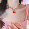 1 Piece Fashion Heart Shape Flower Butterfly Alloy Inlay Zircon Women'S Pendant Necklace