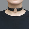 1 Piece Fashion Heart Shape Pu Leather Alloy Plating Women'S Choker