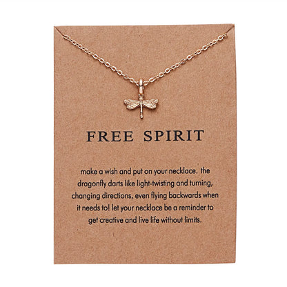 1 Piece Fashion Leaf Sun Butterfly Alloy Plating Women'S Pendant Necklace