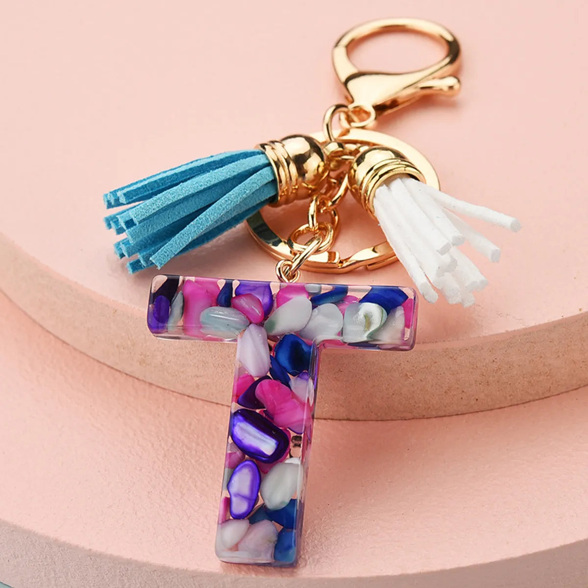 1 Piece Fashion Letter Arylic Unisex Keychain