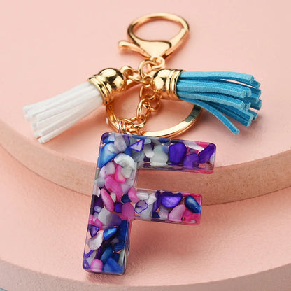 1 Piece Fashion Letter Arylic Unisex Keychain