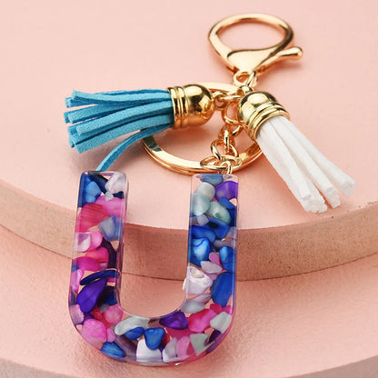 1 Piece Fashion Letter Arylic Unisex Keychain