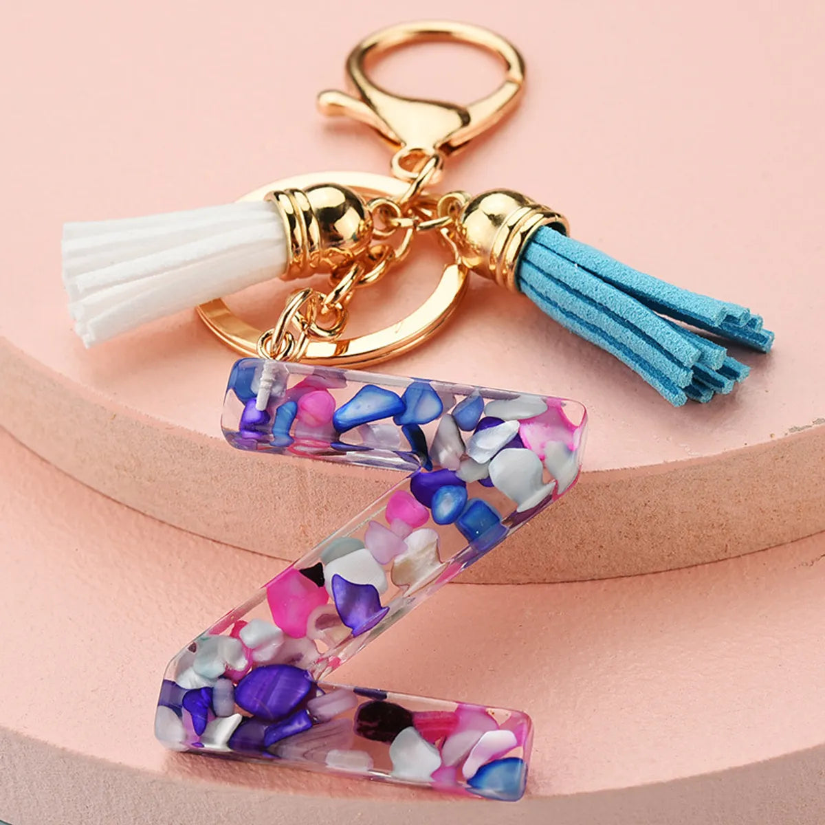 1 Piece Fashion Letter Arylic Unisex Keychain