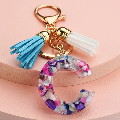 1 Piece Fashion Letter Arylic Unisex Keychain