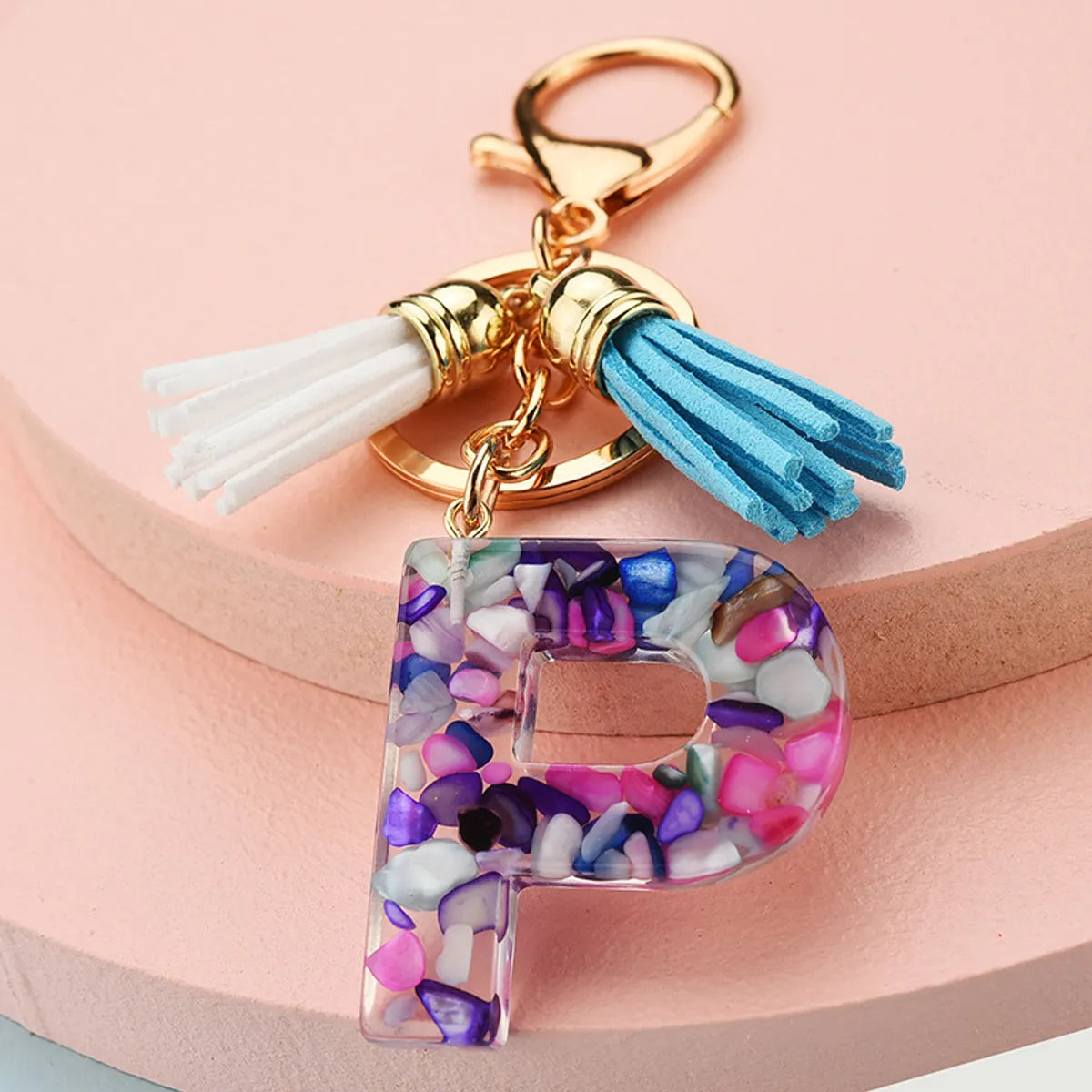 1 Piece Fashion Letter Arylic Unisex Keychain