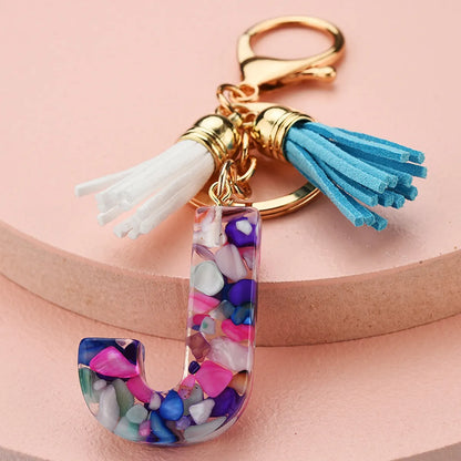 1 Piece Fashion Letter Arylic Unisex Keychain