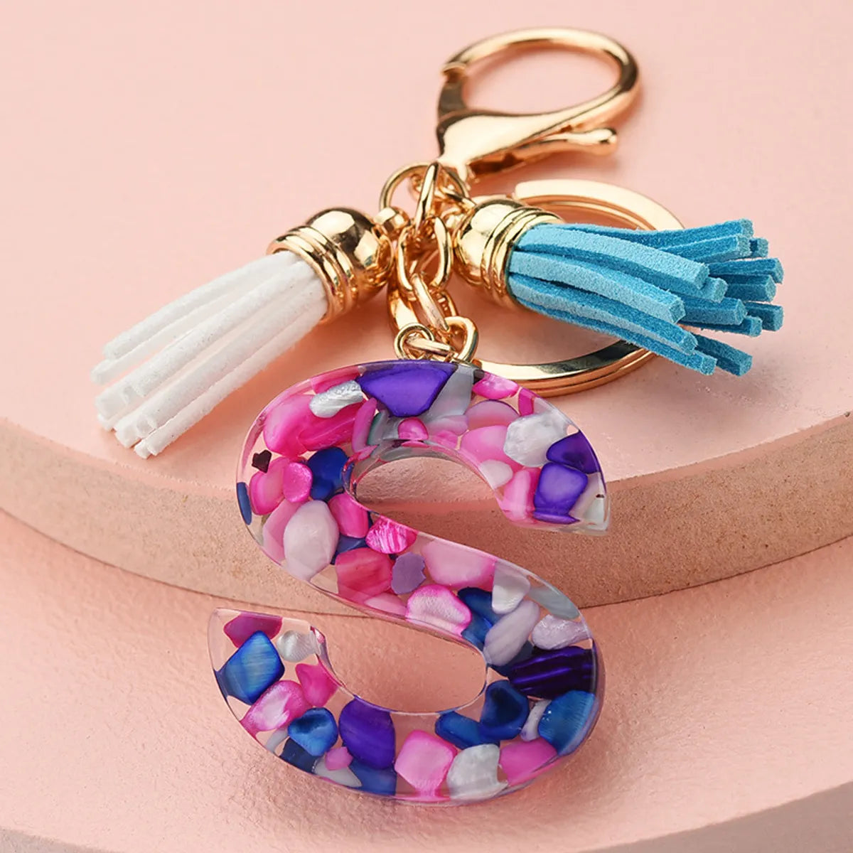 1 Piece Fashion Letter Arylic Unisex Keychain