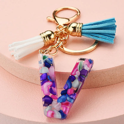 1 Piece Fashion Letter Arylic Unisex Keychain