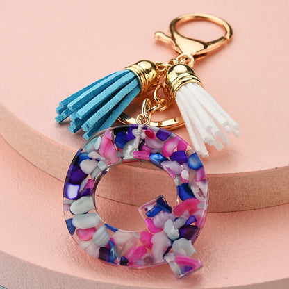 1 Piece Fashion Letter Arylic Unisex Keychain