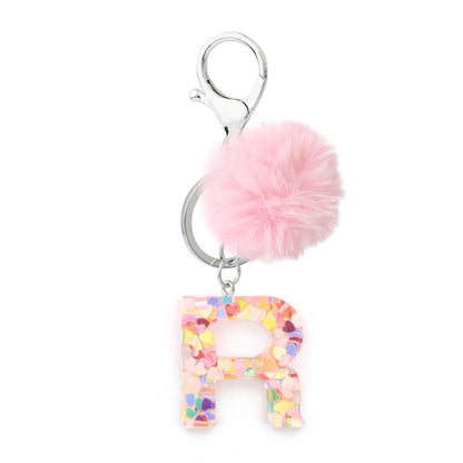 1 Piece Fashion Letter Resin Epoxy Women'S Keychain