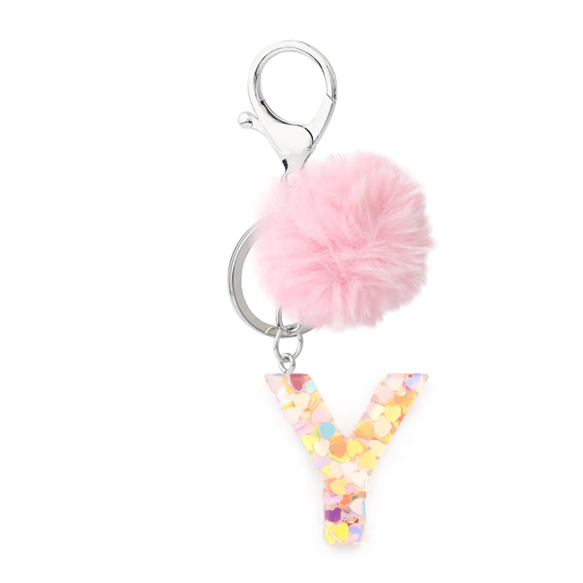 1 Piece Fashion Letter Resin Epoxy Women'S Keychain