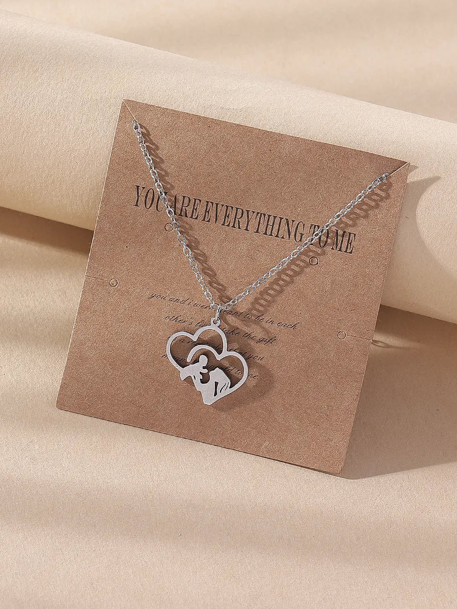 Fashion Mama Letter Stainless Steel Plating Necklace