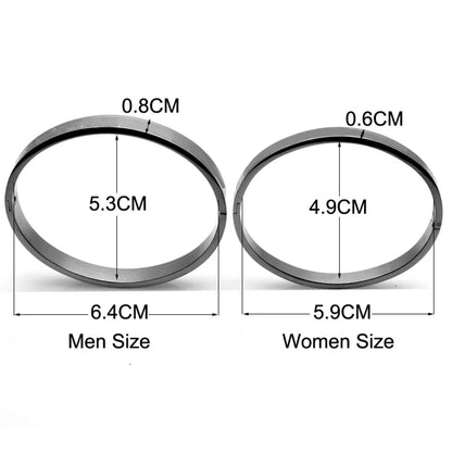 1 Piece Fashion Number Stainless Steel Bangle