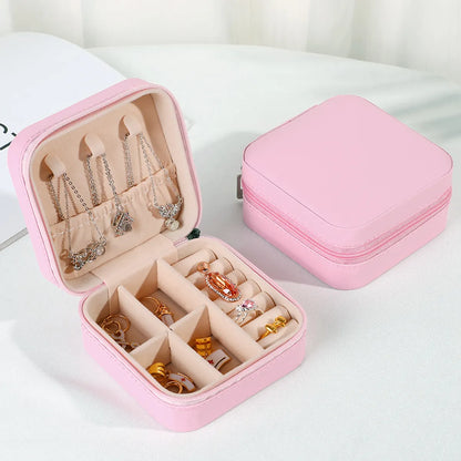 1 Piece Fashion Pu Leather Jewelry Boxes