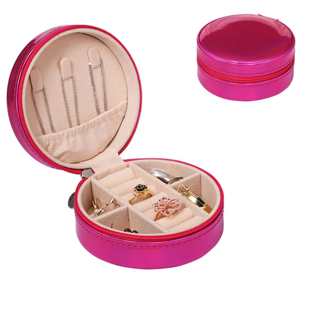 1 Piece Fashion Pu Leather Jewelry Boxes