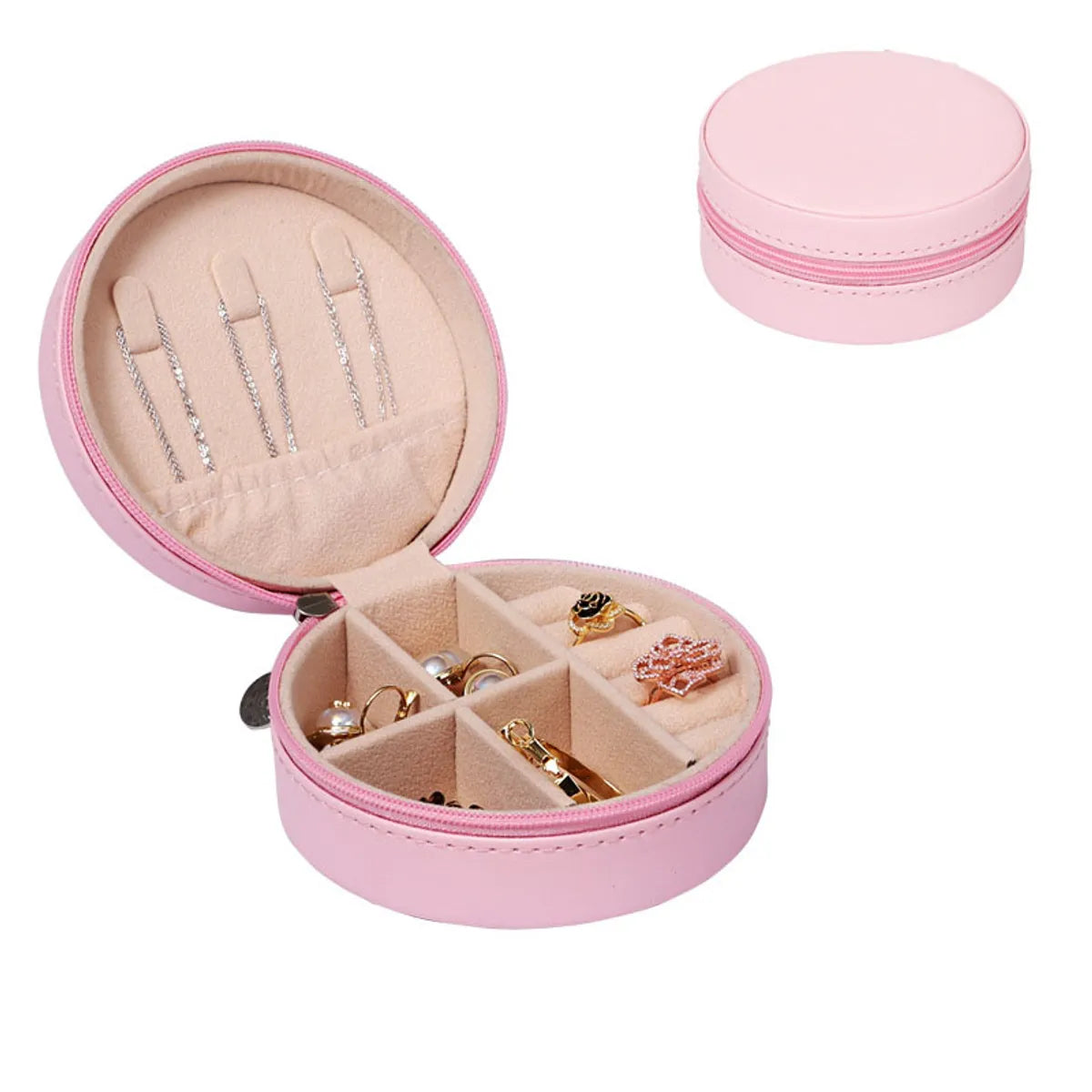 1 Piece Fashion Pu Leather Jewelry Boxes