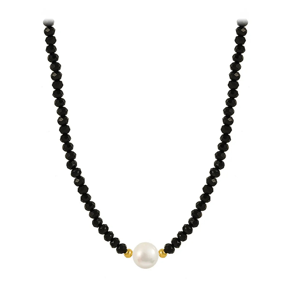 1 Piece Fashion Round Imitation Pearl Pearl Plating Women'S Necklace