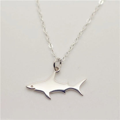 1 Piece Fashion Shark Alloy Plating Women's Pendant Necklace