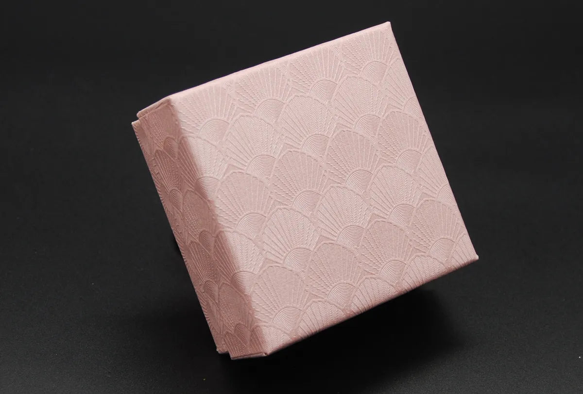 1 Piece Fashion Shell Pattern Paper Jewelry Boxes