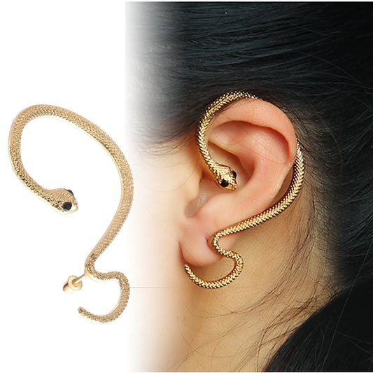 1 Piece Fashion Snake Alloy Stoving Varnish Zircon Women's Ear Hook