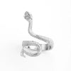 Fashion Snake Metal Plating Women'S Open Ring