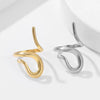 Fashion Snake Stainless Steel Plating Open Ring