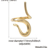 Fashion Snake Stainless Steel Plating Open Ring