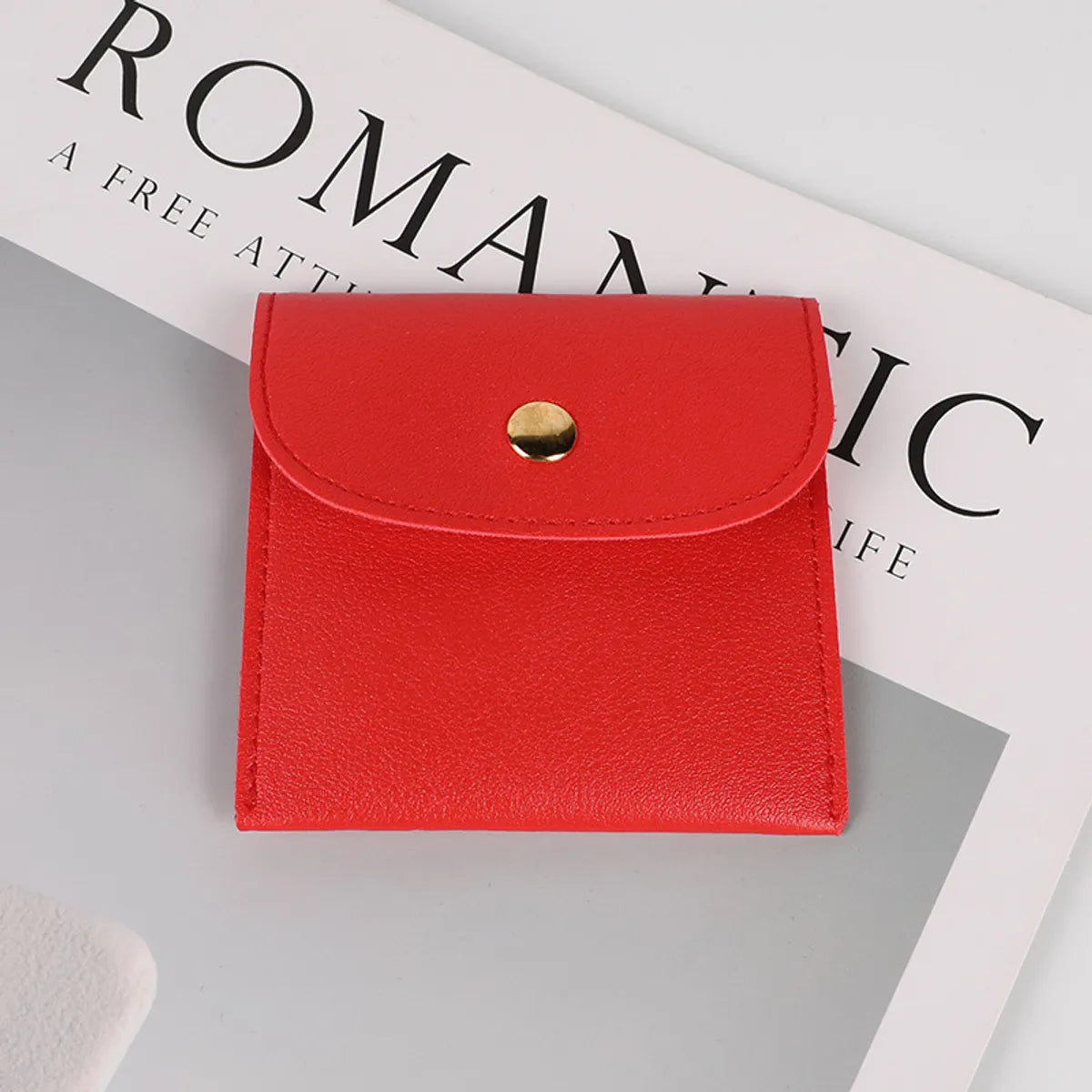 Fashion Solid Color Cloth Buckle Jewelry Packaging Bags