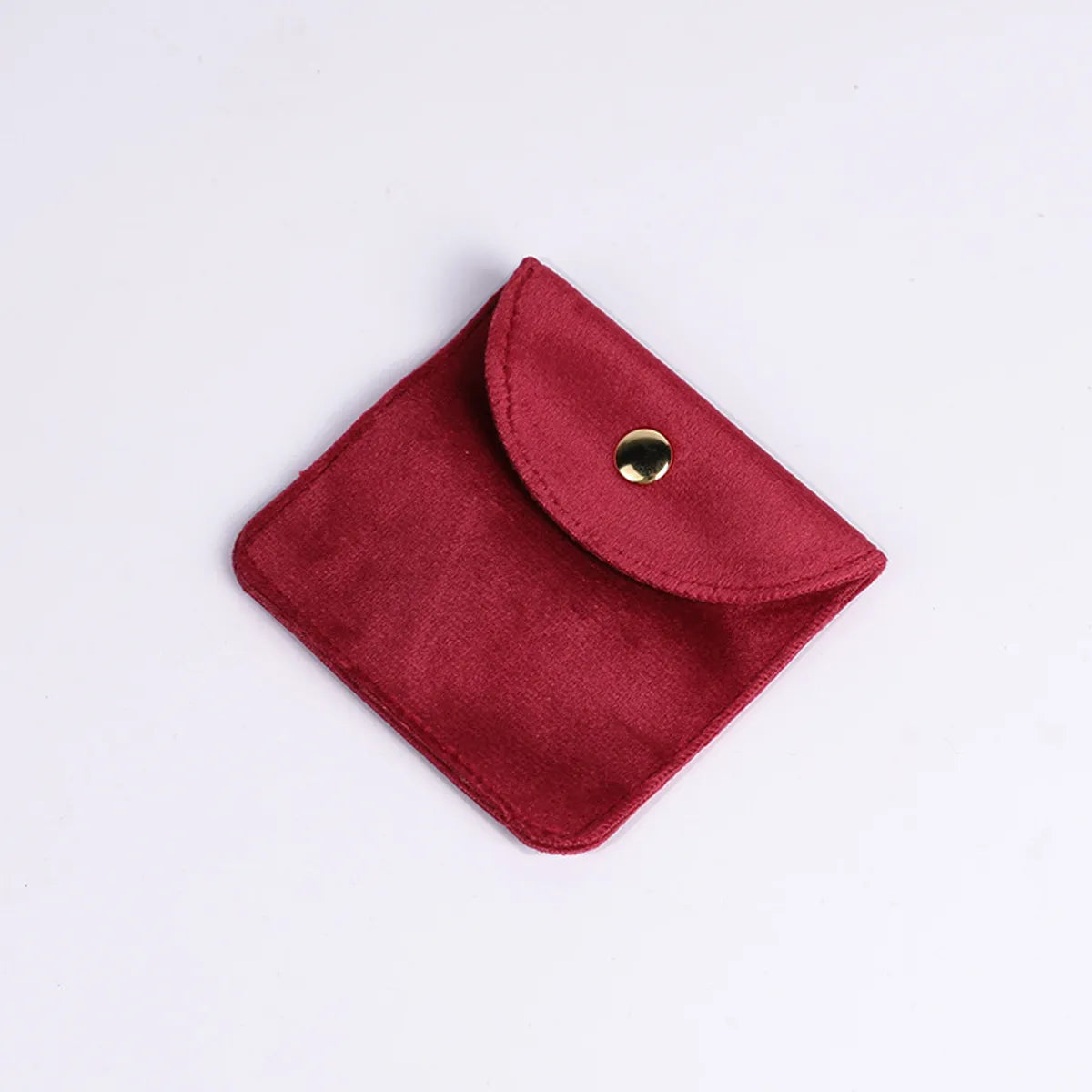 Fashion Solid Color Cloth Buckle Jewelry Packaging Bags