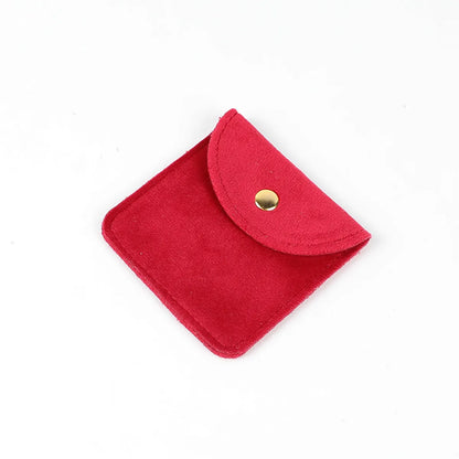 Fashion Solid Color Cloth Buckle Jewelry Packaging Bags