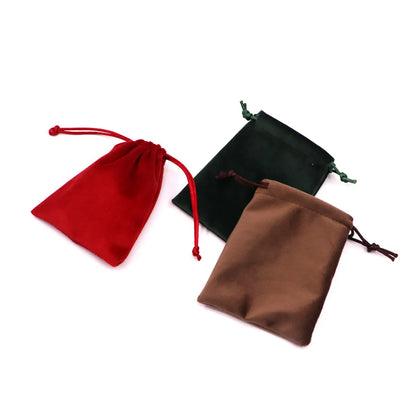 Fashion Solid Color Cloth Jewelry Packaging Bags