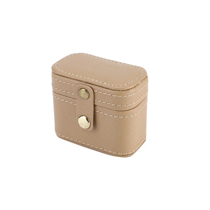 1 Piece Fashion Solid Color Pu Leather Jewelry Boxes