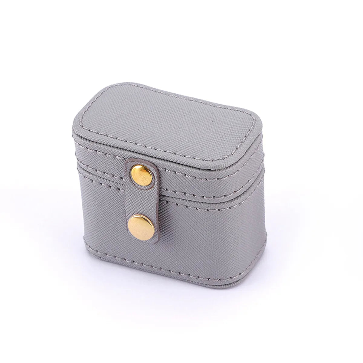 1 Piece Fashion Solid Color Pu Leather Jewelry Boxes