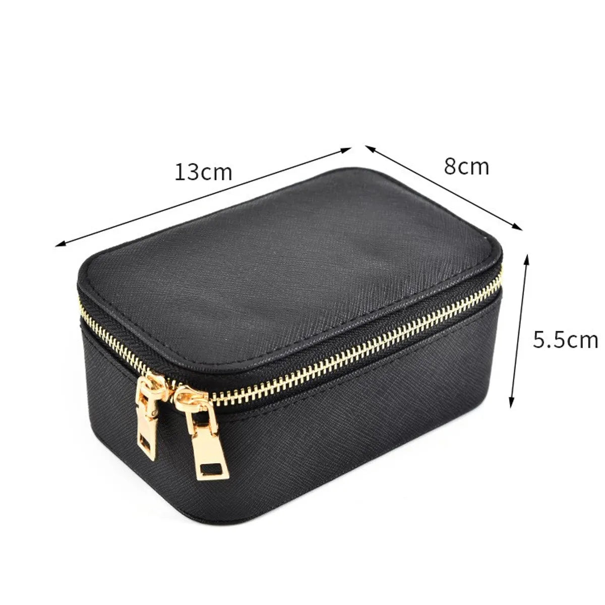 1 Piece Fashion Solid Color Pu Leather Jewelry Boxes