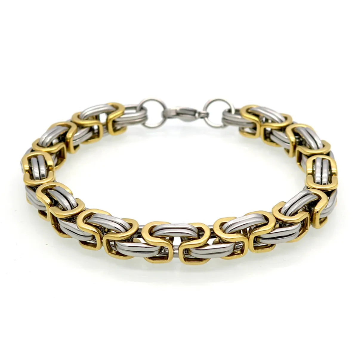 1 Piece Fashion Solid Color Titanium Steel Plating Bracelets