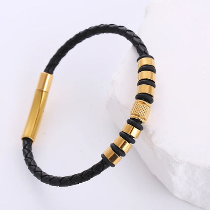 Fashion Stainless Steel Handmade Men'S Bracelets