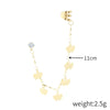 1 Piece Fashion Star Moon Heart Shape Alloy Plating Inlay Zircon Women'S Ear Clips