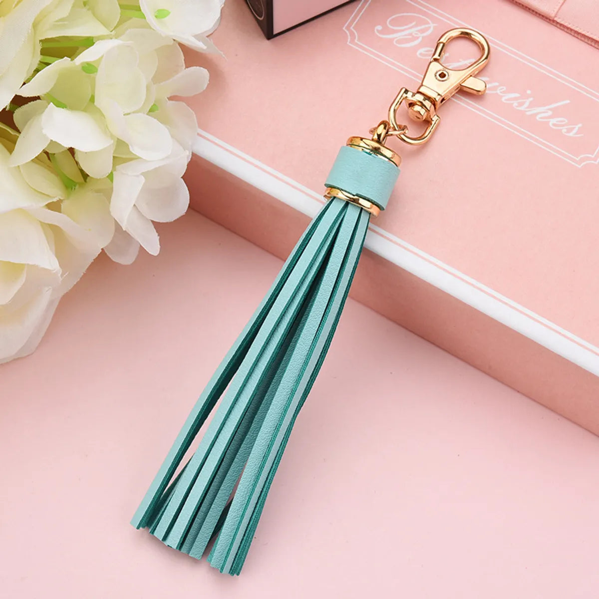 1 Piece Fashion Tassel Pu Leather Women'S Keychain