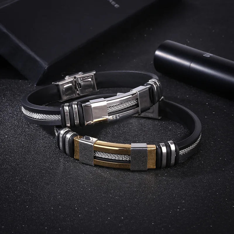 1 Piece Fashion U Shape Stainless Steel Bangle